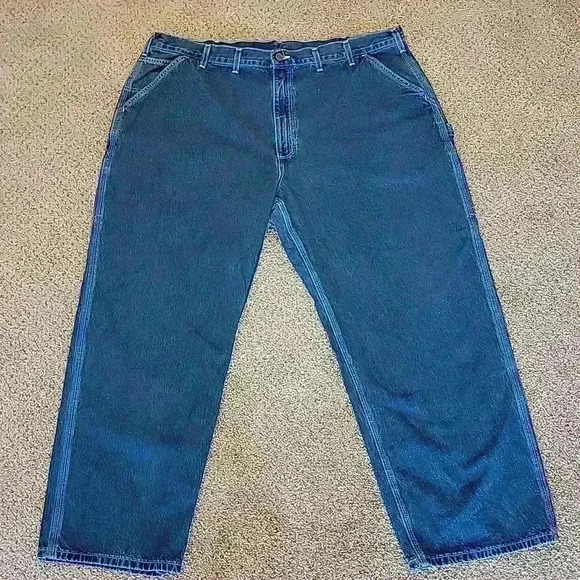 Carhartt Vintage Carpenter Dungaree Fit Jeans Size 44X30 - Picture 1 of 6